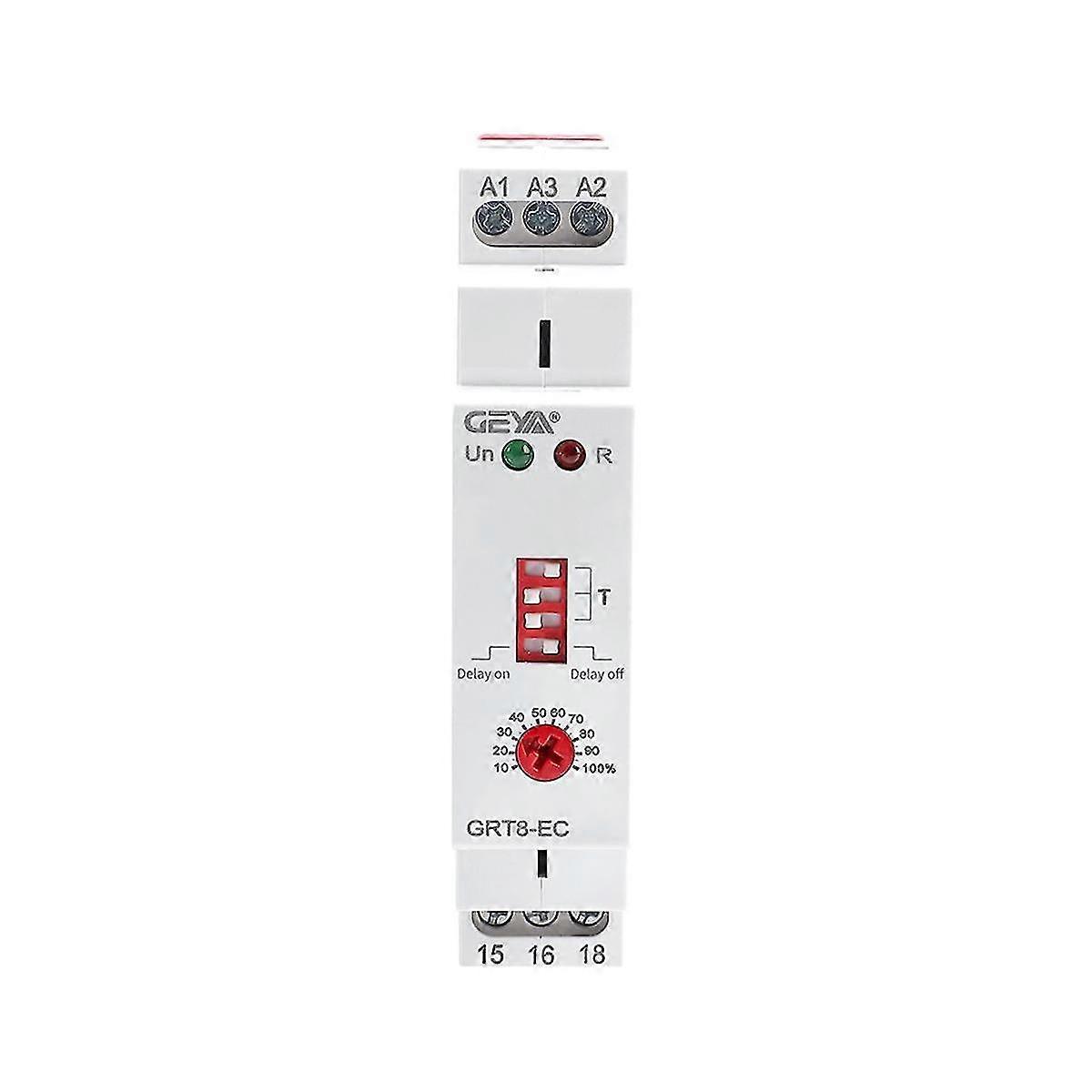 Grt8-ec 10a Dual Function Timer Relay On Delay Or Off Delay Relay Ac230v Time Relay