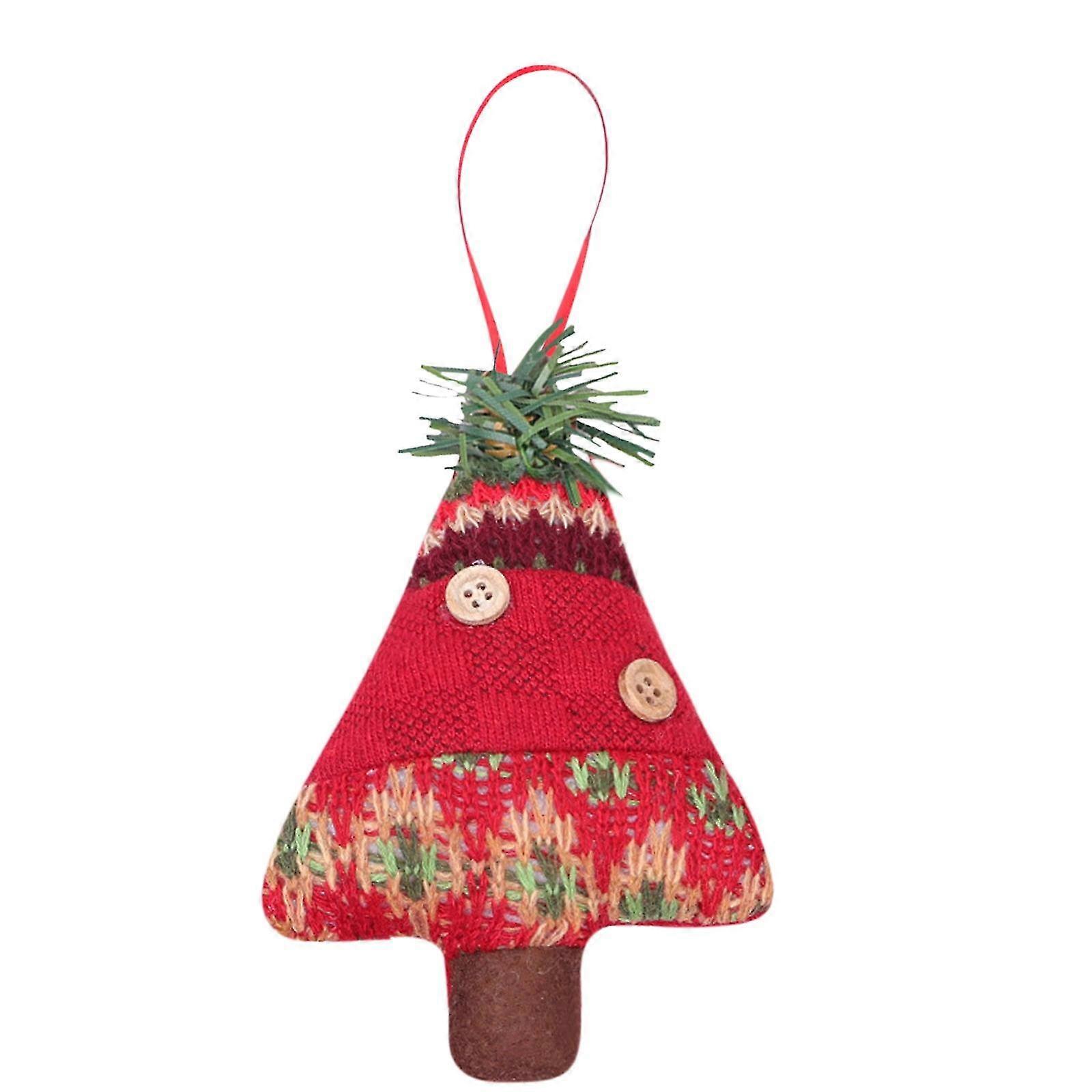 شجرة عيد الميلاد قلادة الإبداعية عيد الميلاد الجوارب قصب هدية الحلي