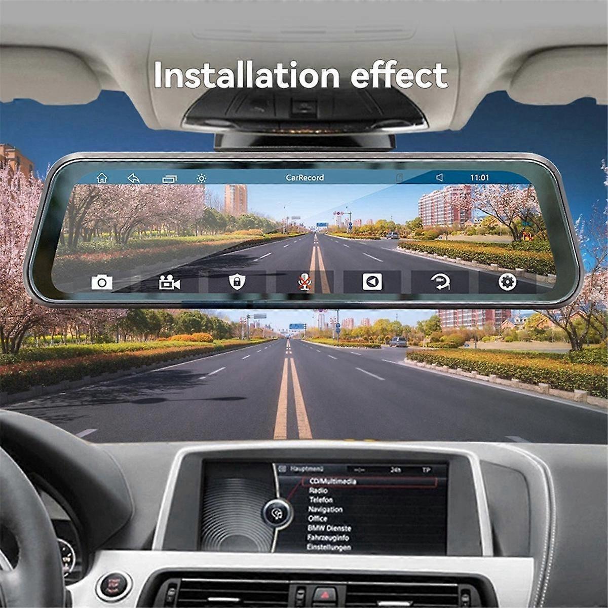 Rearview Mirror Recorder 9.36 Inch Carplay Driving Recorder Streaming Media HD Large Screen Bluetoo