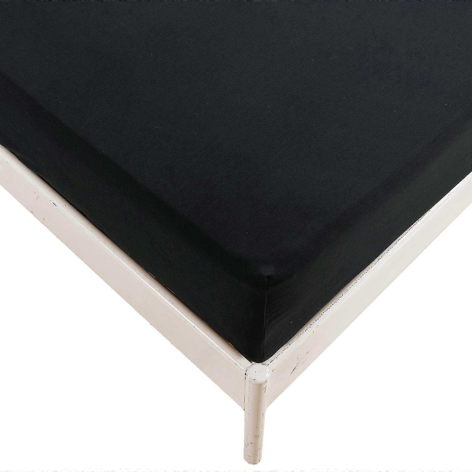 Comfort Jersey Fitted Sheet in Various Sizes and Colours, Soft Fitted Sheet Made, Flat Sheet with Approx - SNNGV