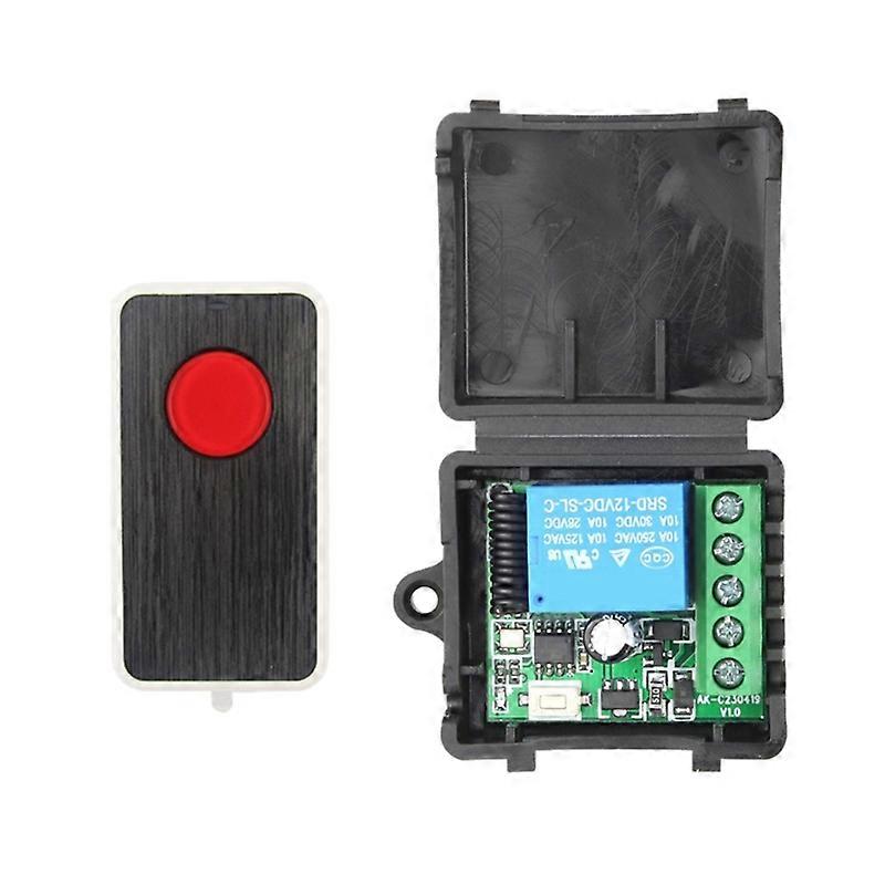 433Mhz DC12V 10A Single Channel Relays Module Receiver Wireless Remote
