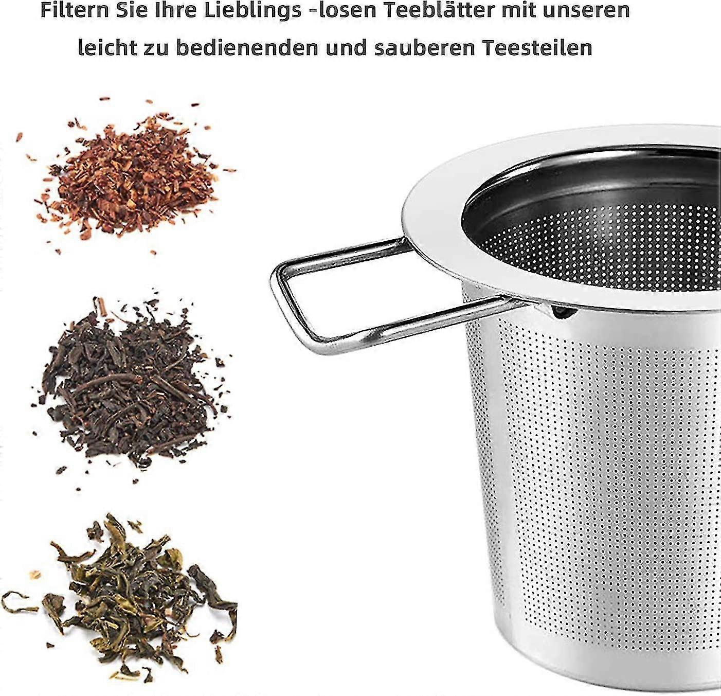 ORION Teesieb Aus Edelstahl – Für Becher & Teekannen, Feinmaschig, Spülmaschinenfest, 7,5 Cm Hoch