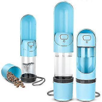 Tragbarer Hund Katze Futter Wasserflasche auslaufsicher Outdoor Wasserspender
