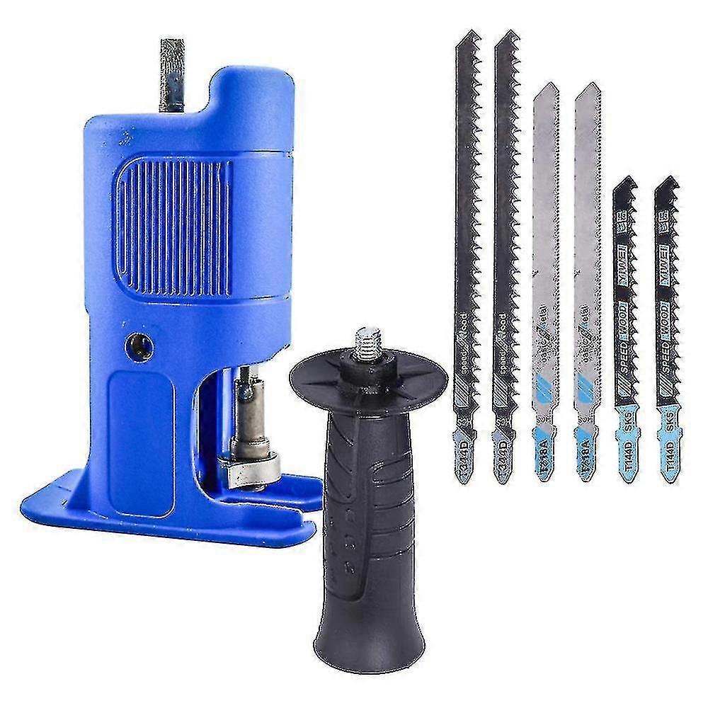 Electric Drill Modified Saw Attachment - Reciprocating Saw Adapter - Converter With Saw Blade Replacement - Cutting Tool - Optimized Title