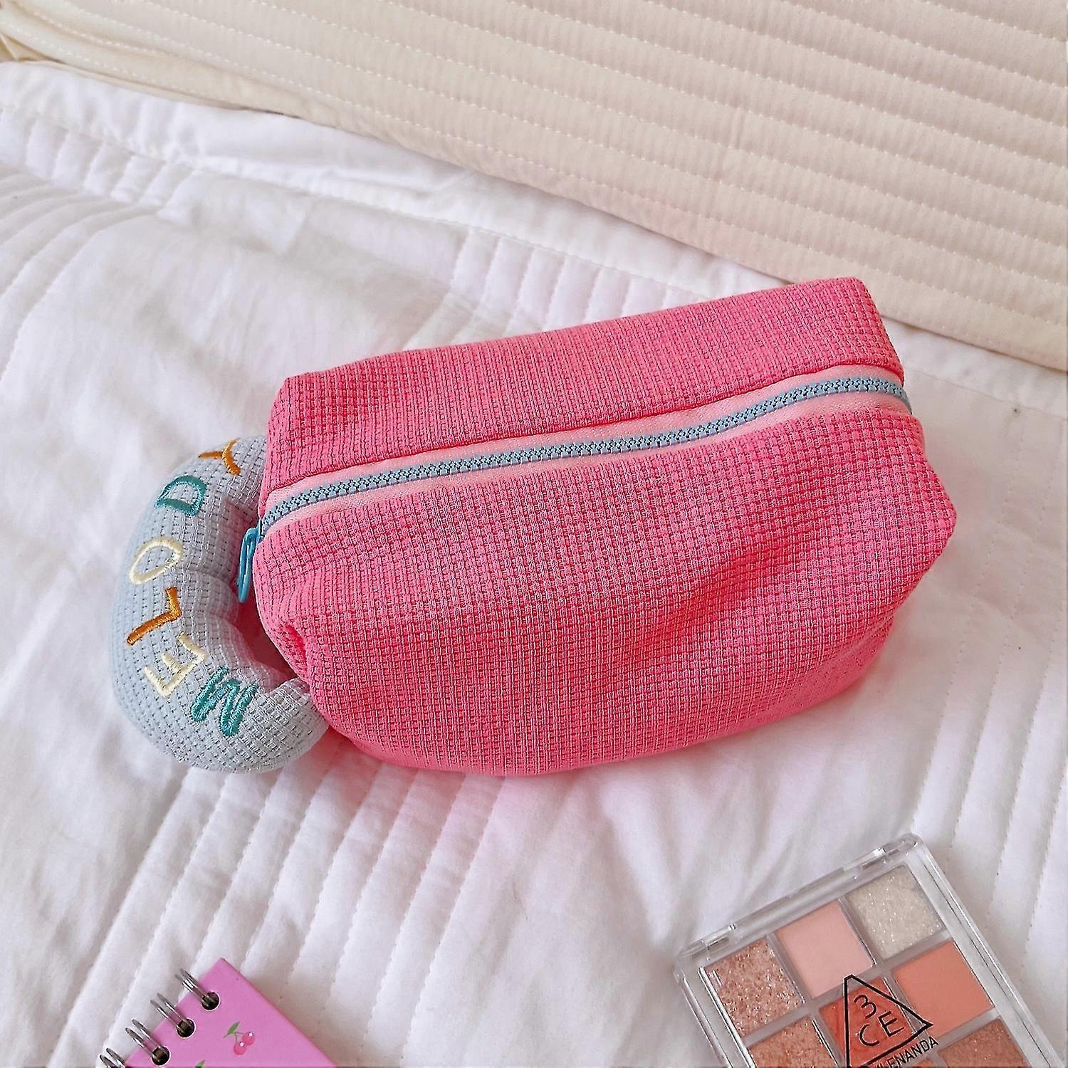 Pencil Case Zipper, Multifunctional Pencil Case rose red