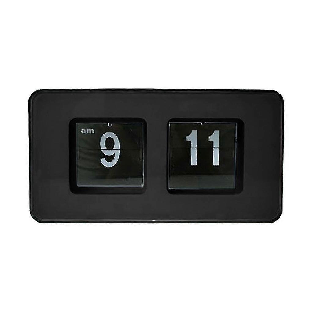 Auto Flip Clock Stylish Modern Desk Wall Digital Clock Home Decor New