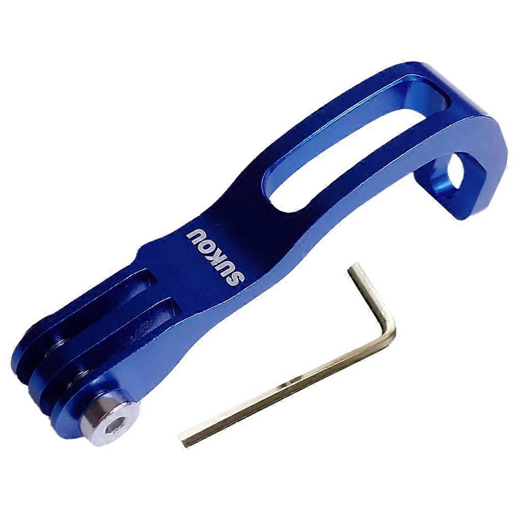 Bike Front Fork Light Holder Base for  Sport Camera Bracket Blue