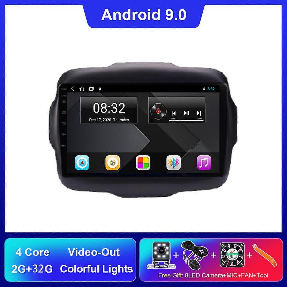 Android Auto For Jeep Renegade 2016 - 2020 Bilradio Video Multimediaspiller WIFI 2din Carplay Navigasjon Gps Bilradio
