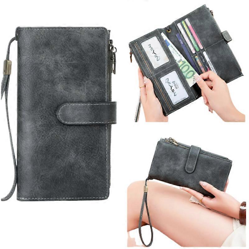 INF RFID-skyddadamplånbok i Läderimitation 