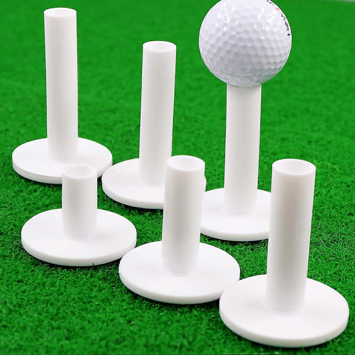 Premium Rubber Golf Tees - 5 Pack, Durable and Stable for Hitting Mats
