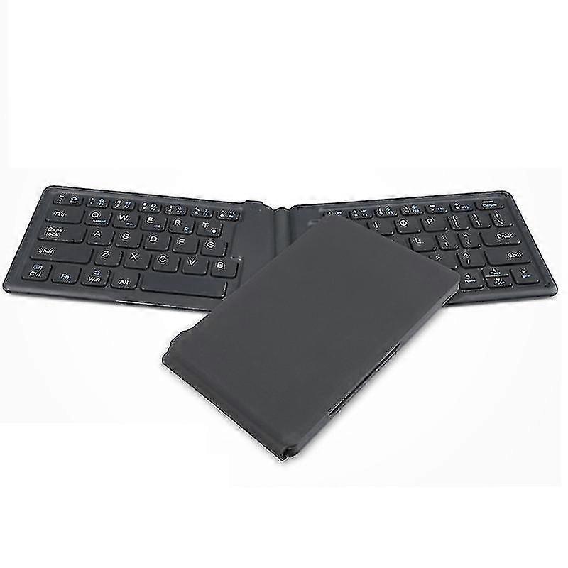 Portable Pu Leather Folding Mini Bluetooth Keyboard Foldable Wireless Keypad For ,for Android Phon