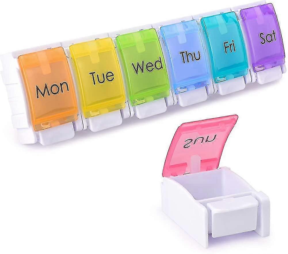 Detachable Pill Izer,pill Box 1 A Day,lar Pill Case For
