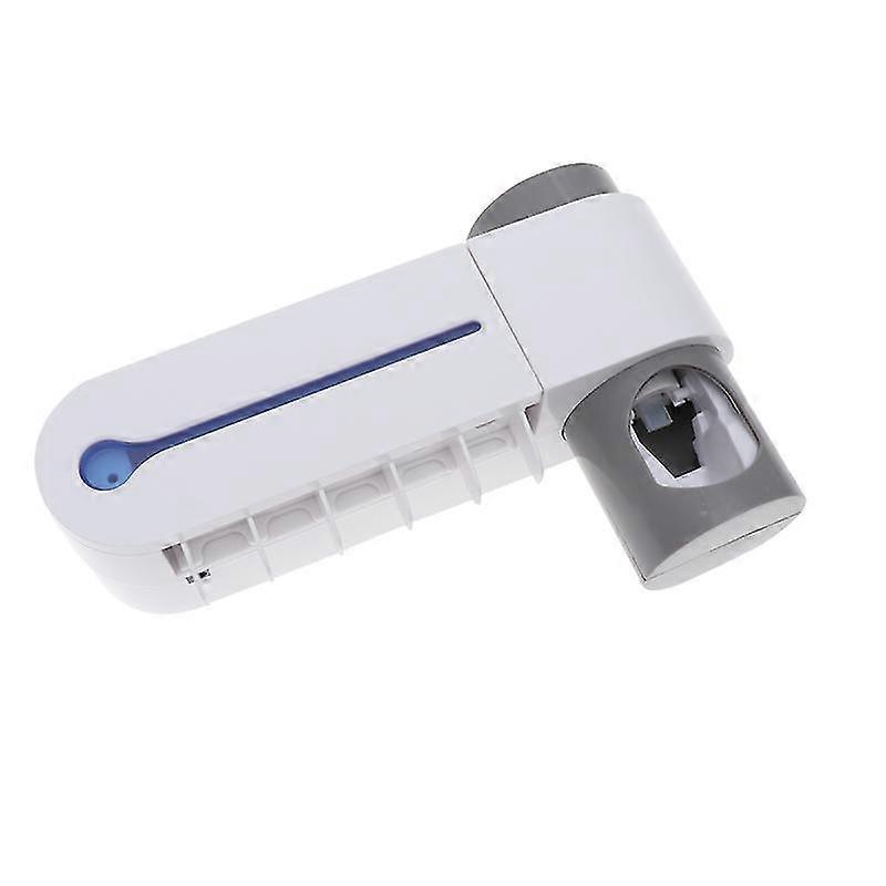 Plastic Wall Mounted Rack For Toothbrush And Toothpaste Holding-c
