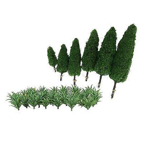 Model Cypress Trees Mini Sword Grass Scenery Layout Landscape