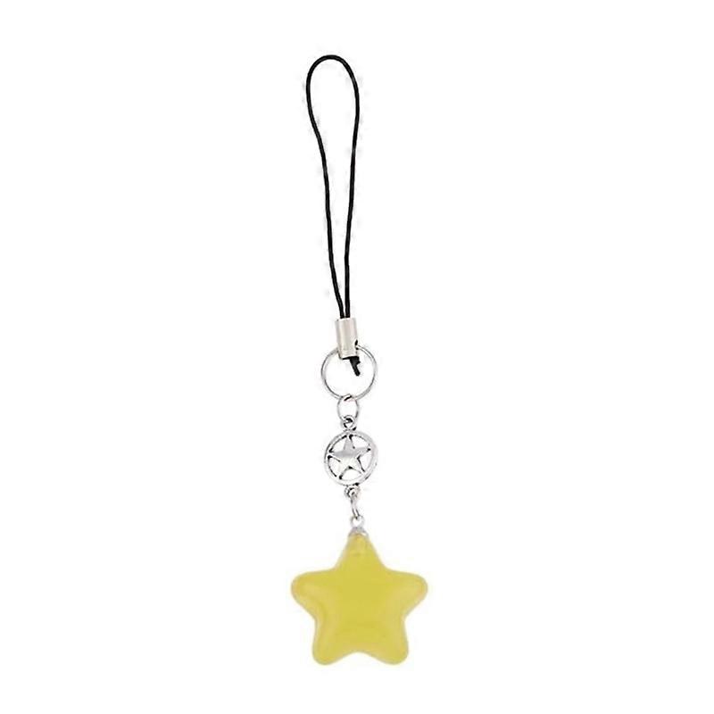 Five-Pointed Star Pendant Hanging Rope Phone Chain Strap Keychain Accessory