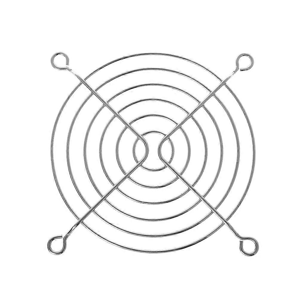 90mm Silver Fan Grill (1 Pack)