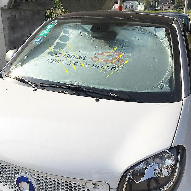 1pcs Car Covers Window Sunshade Sun Shade Front Rear Window Film Windshield Visor Cover For smart 451 453 fortwo forfour