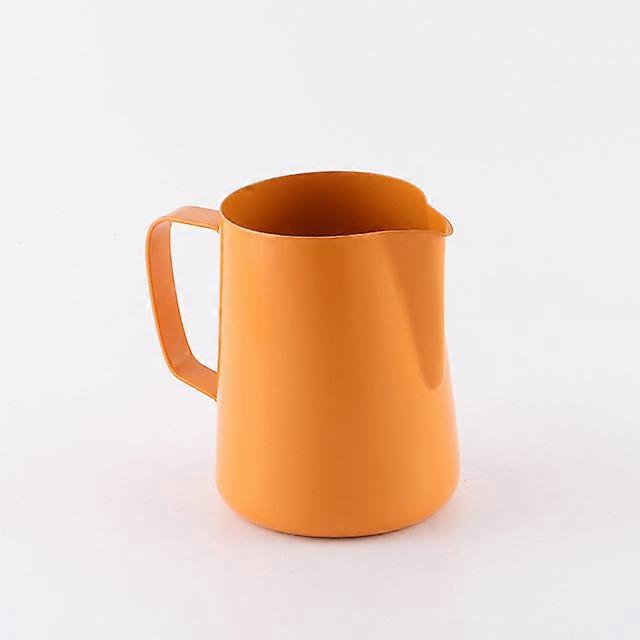 YM01 400ML Red Black Blue Orange Stainless Steel Barista Craft Coffee Pitcher Espresso Latte Milk Frother Jug