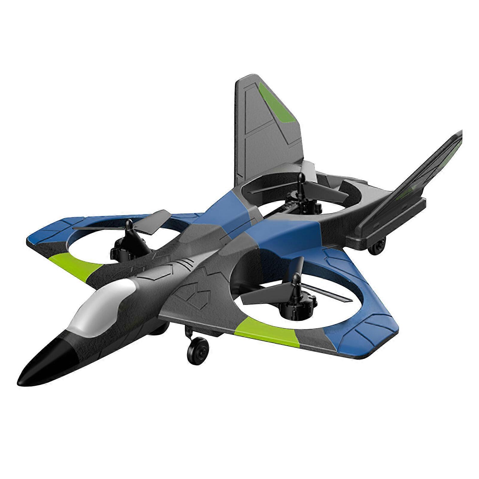 100% New,V27 Jets Fighter Stunt RC Airplane,15 ''Large RC Plane,2.4GHz Remote Control Airplane with 360 Stunt Spins Remote & Light,Fighter Plane Glide