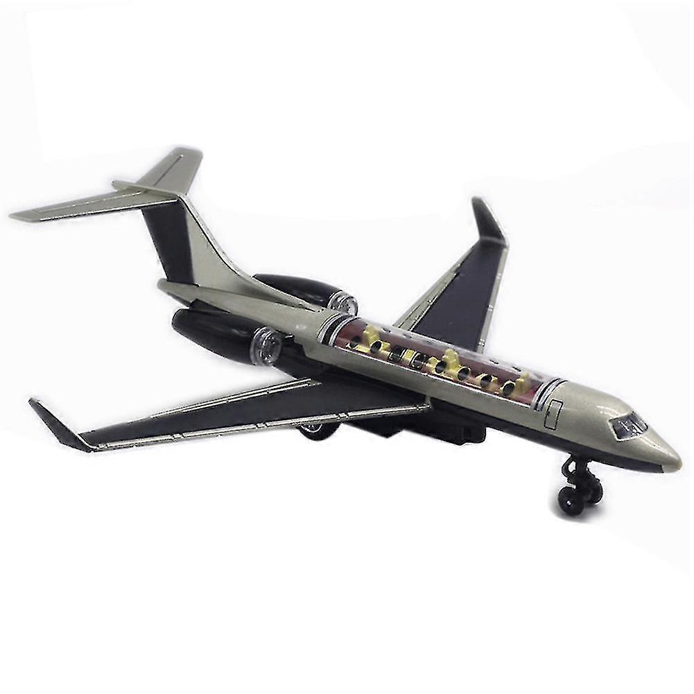 Alaşımlı İş Jet Uçak Model Uçak Ekran Standı Işıkları Oyuncak Hediyeler ile