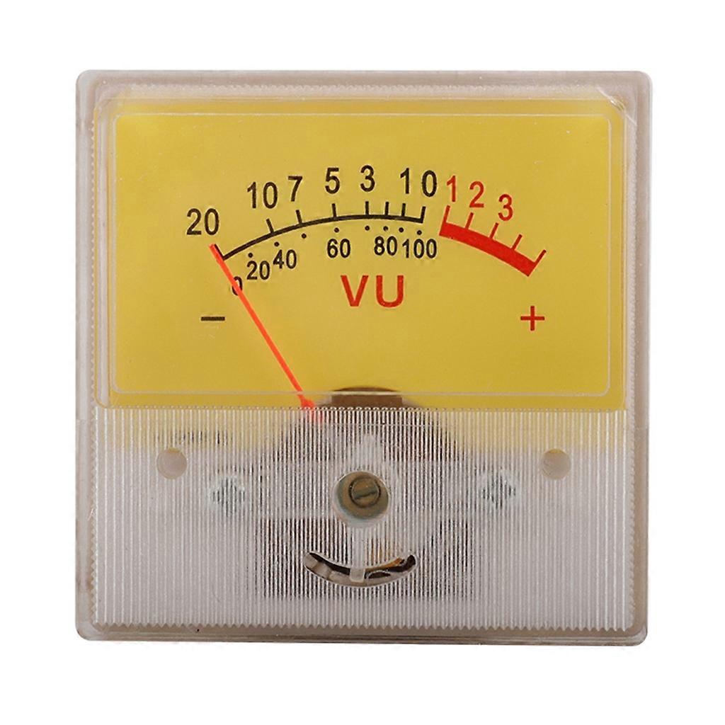 DB Meter Header VU Level Meter with Yelow Backlight High Accuracy Exquisite