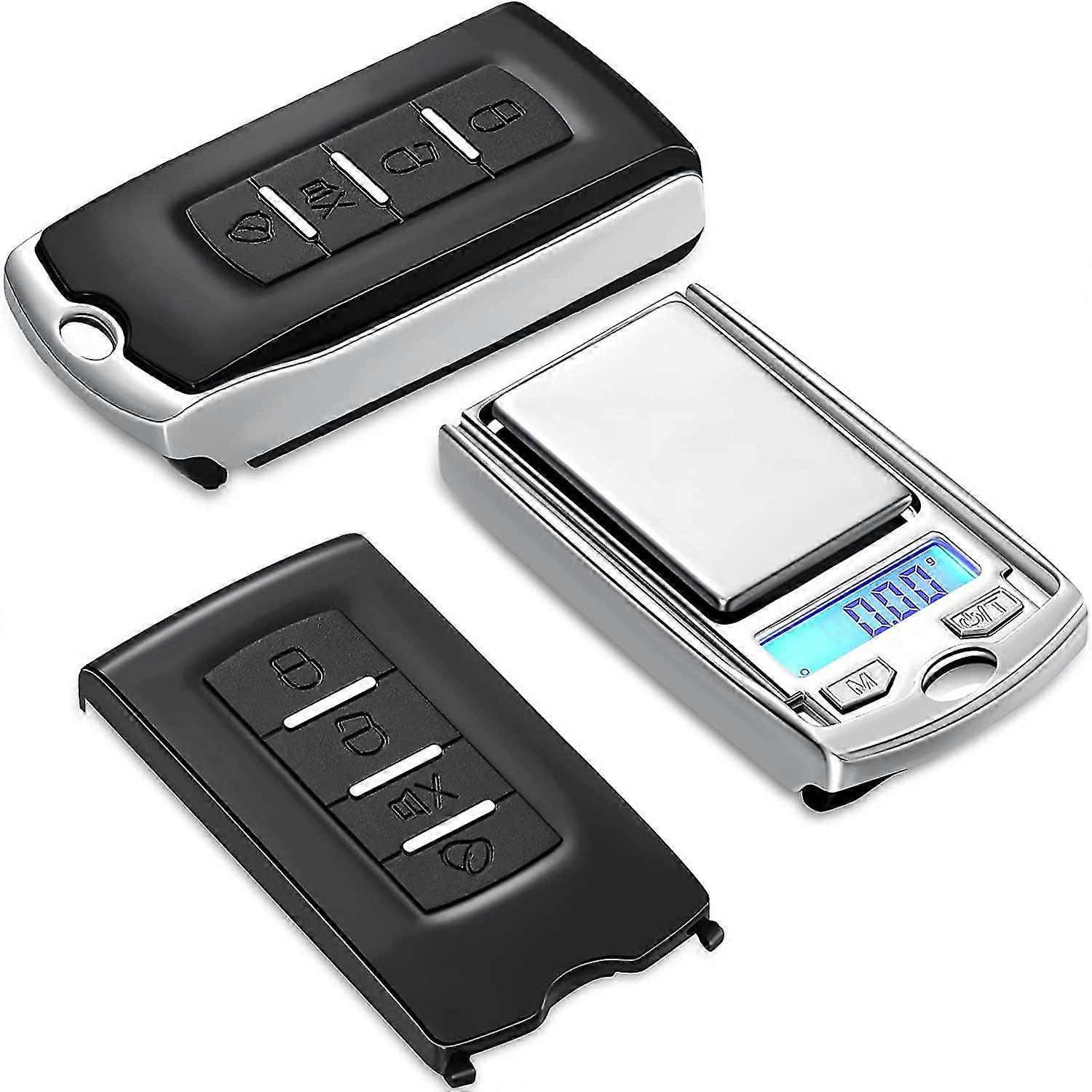 Mini Portable Gram Scale 200g/0.01g Mini Digital Pocket Scale Car Key Shape Electronic Scale With