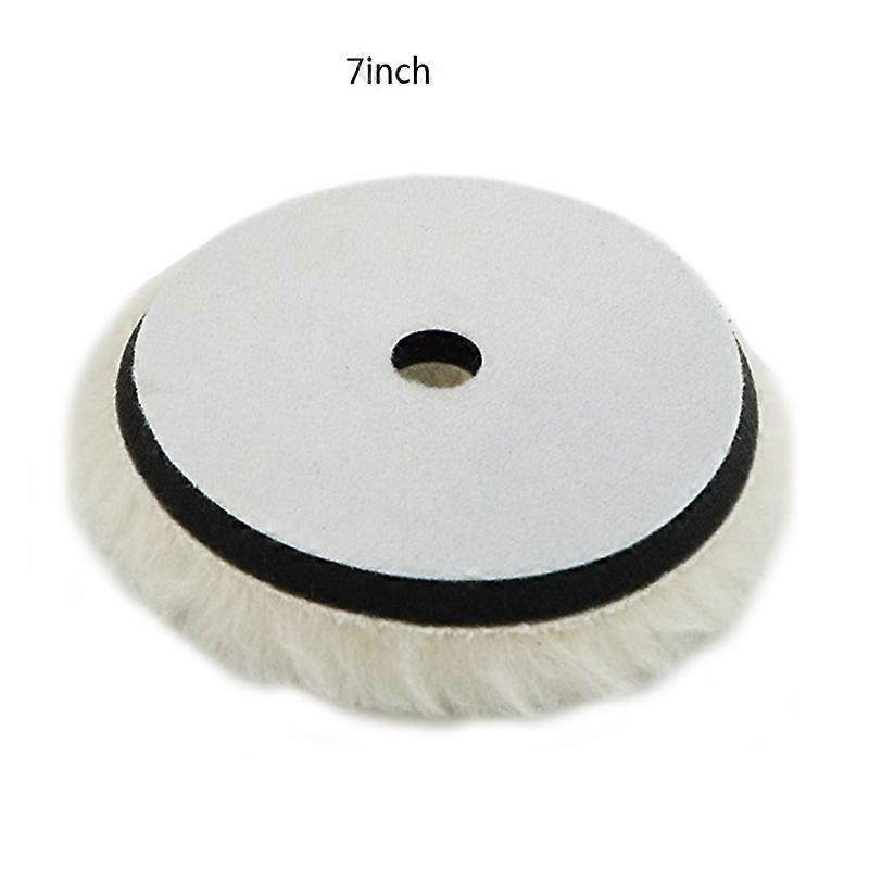 6"/7" Buff Pad Wool Polishing Pads For Car Polisher Professional Wax Applicator