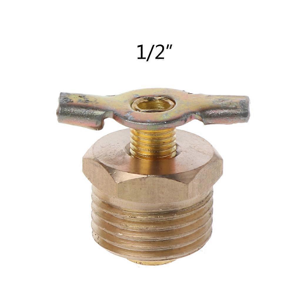 NPT 1/4" 3/8" 1/2'' Drain Cock for Train/Air Compressor Tanks Replacement