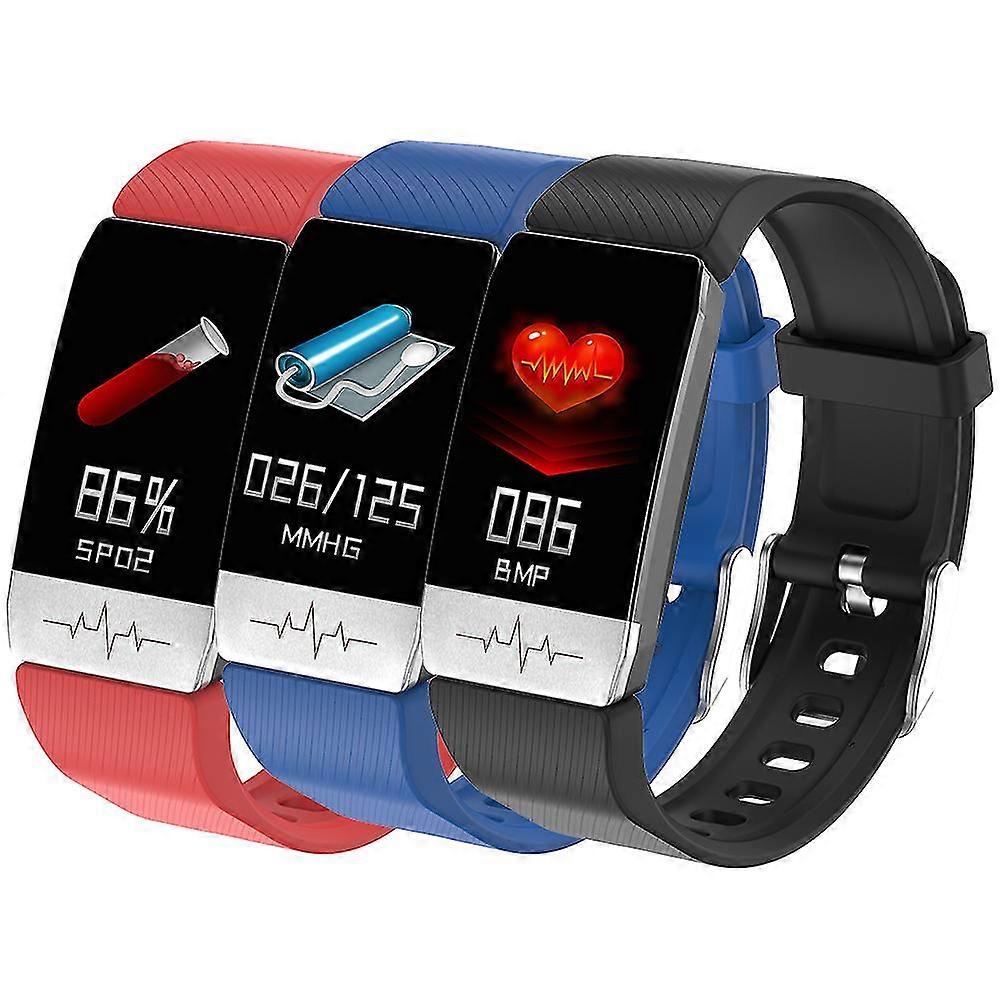 Heart Rate Blood Pressure Monitoring Watch Bracelet Temperature Measurement Full