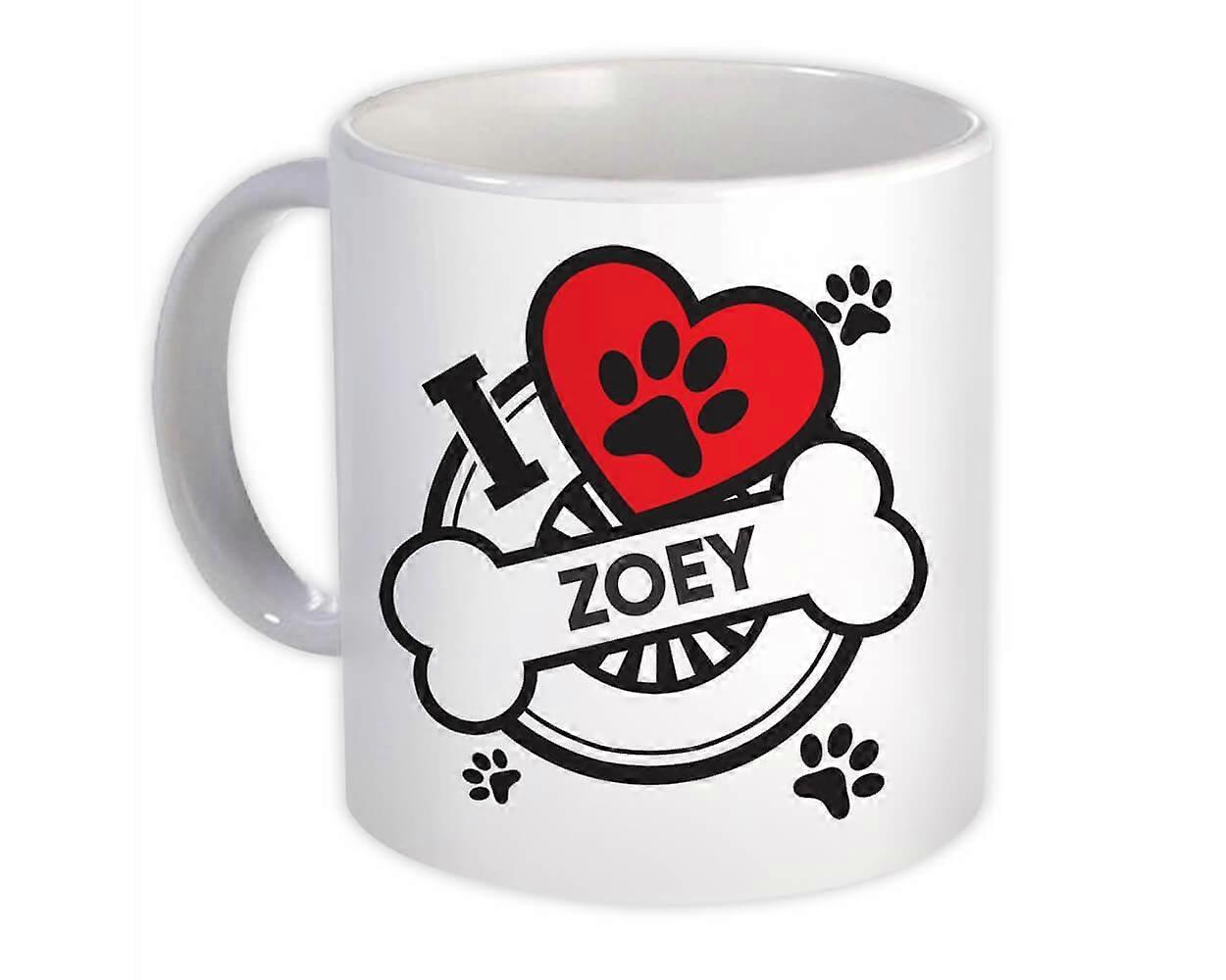 Zoey Personalized Dog Name: Custom Gift Mug Pet