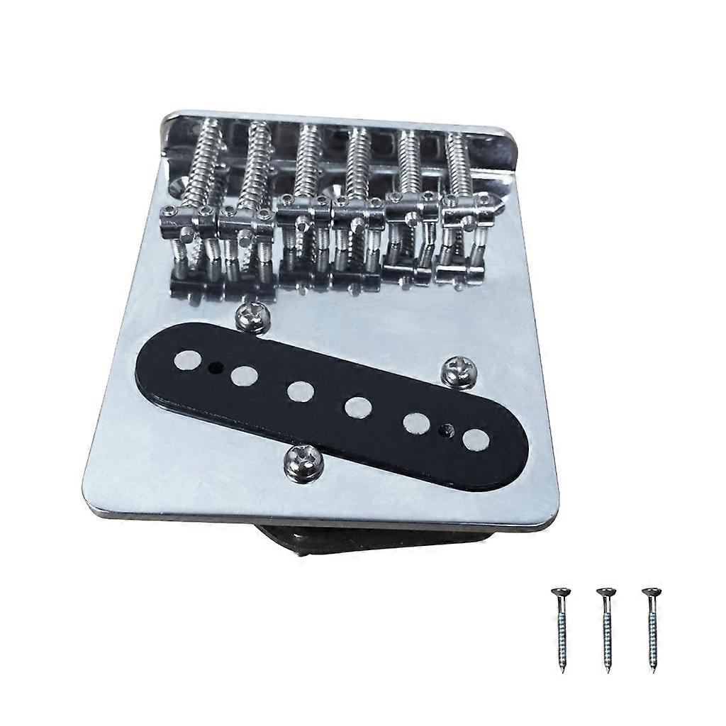 6 Strings TL Guitar Bridge with Pickup Replacement Electric Guitar Accessories