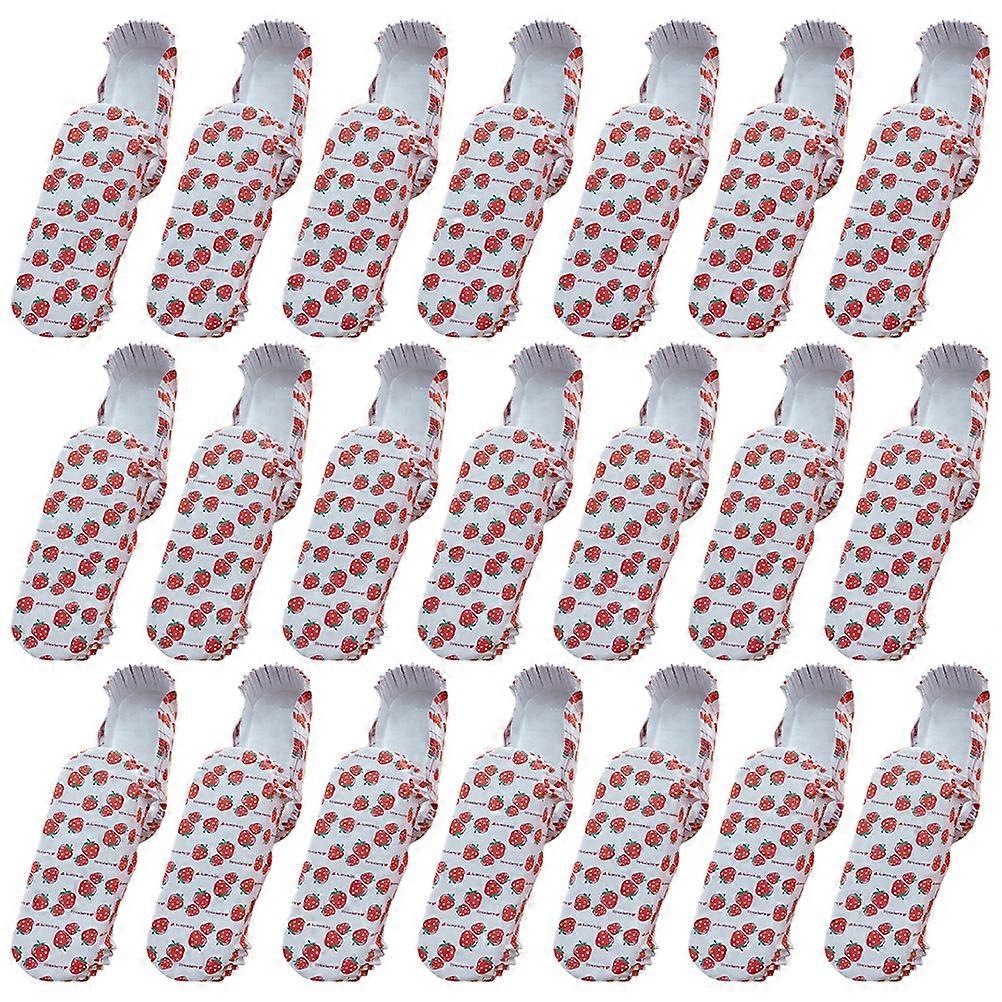 100stk Hotdog bakker engangs bagekopper Papirbakker Papir Hotdog bakker