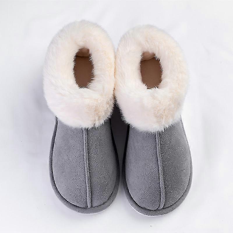 Tofflor Mens Mysig Memory Foam Scuff Tofflor Slip On Varma Hus Skor Inomhus