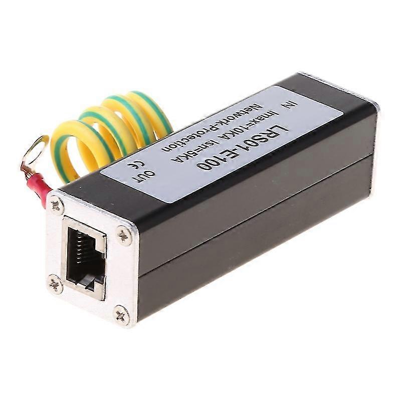 Network Rj45 Monitoring Equipment Camera Lightning Protector Surge Protector Protection Device Lightning Arrester