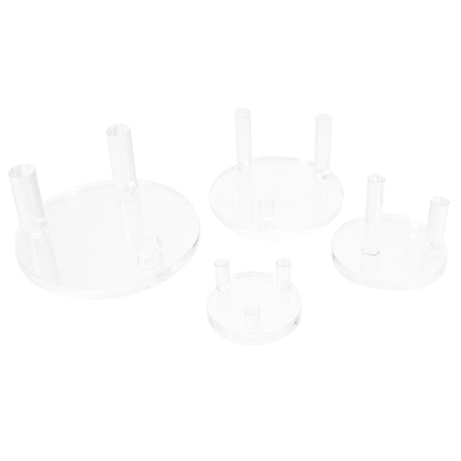 1 Set Acryl Rock Display Ständer Clear Display Staffelei Ständer Sockel für Edelstein Mineral Proben