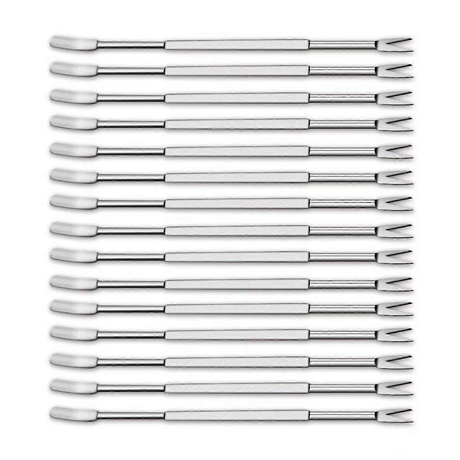 15 stk sjømatverktøy krabbekjeks nøtteknekkergafler sett åpnerkniv