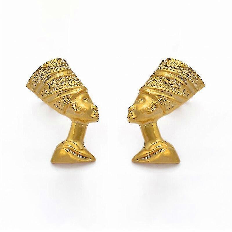 אניו המלכה המצרית Nefertiti עגילי סטוץ תכשיטים לנשים ילדה סיטונאי תכשיטים אפריקאים #204606