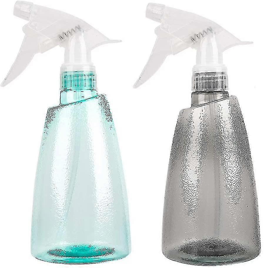 500ml Empty Spray Bottle, Set Of 2 Plastic Empty Pump Spray Bottle Container