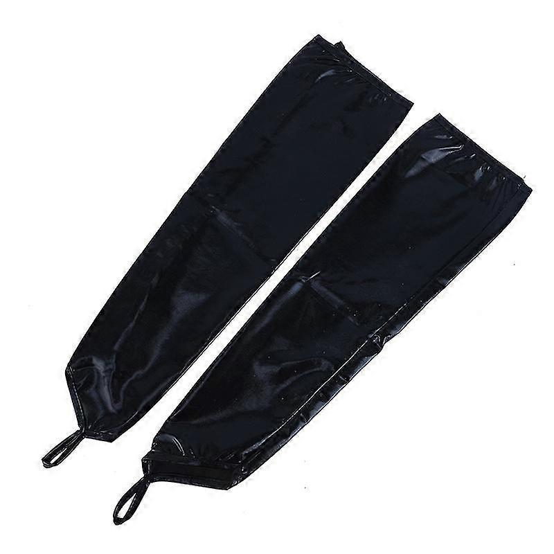 女性セクシーパーティーバークラブエキゾチックアクセサリーコスチュームシャインメタリックフィールグローブブライト合成皮革アームスリーブ