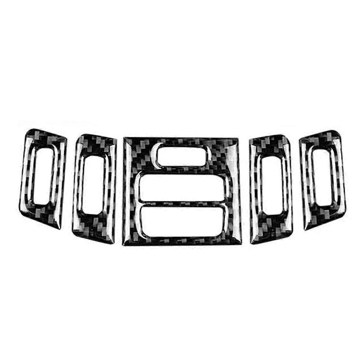 Central Air Conditioning Vent Outlet Cover Trim Frame Carbon Fiber for - 3 Series E90 E92 E93 2005-