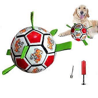 Hundeleker, hundeleker, hundeballer, hundefotball for 15cm x 15cm innendørs og utendørs interaktiv hundeball