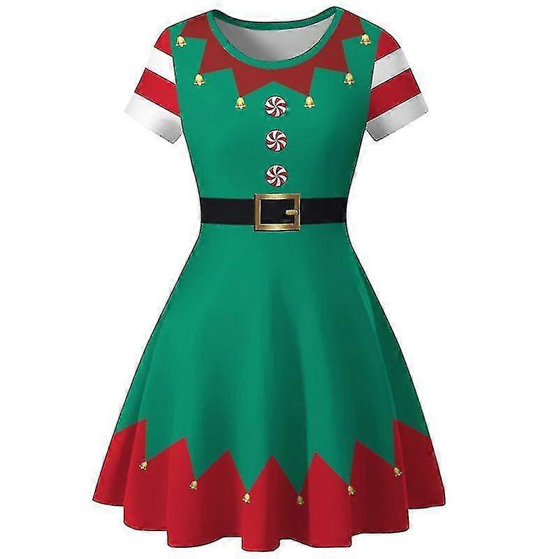 Womens Short Sleeve Flared Vinta