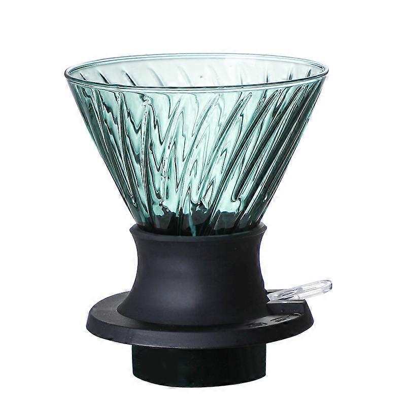Glaskanna Kaffefilterkopp Blötläggningsfilterkopp Filterpapper Kaffekanna Handbryggd kaffeapparat Filter Smart kopp