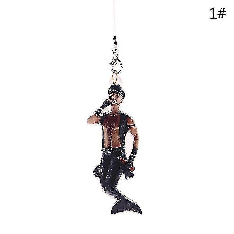1ks Pánské mořské panny Přívěsek Merman Ornament Vánoční přívěsek Vánoční stromek Dekor