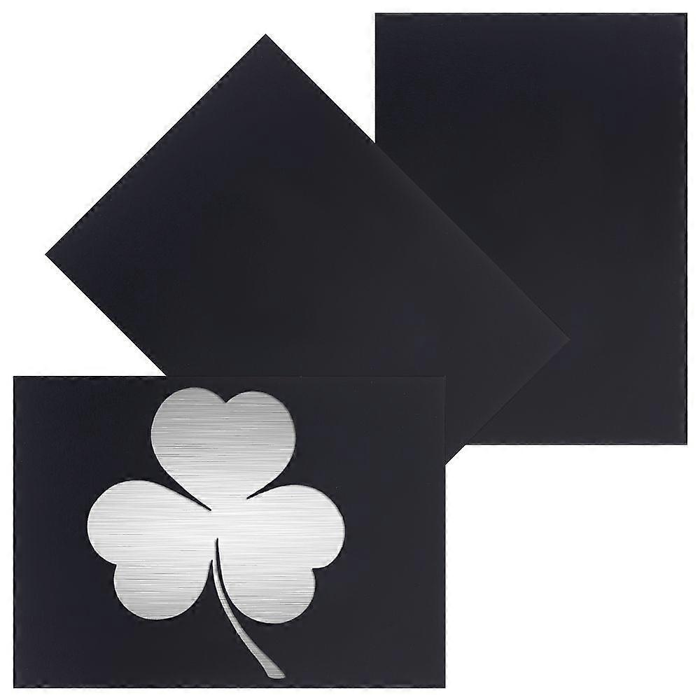 3Pcs Aluminum Practice Sheets Thin Aluminium Panel Covered Plate with Protective Film for DIY Jewellery Making Hand Stamping Embossing Etching 17.5x12