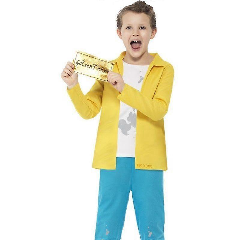 Roald Dahl Charlie Bucket Costume Kids Yellow