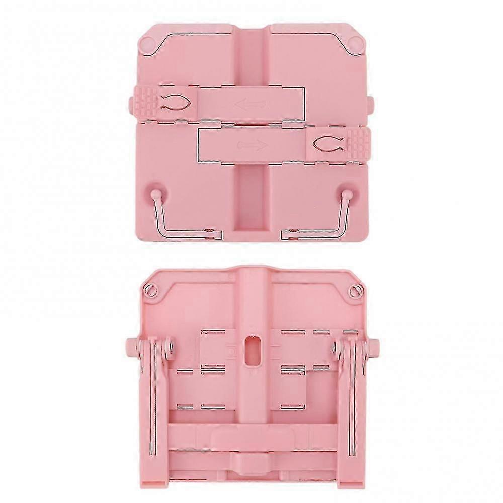 Book Stand Holder Portable Foldable Scratch Resistant for School Library Pink