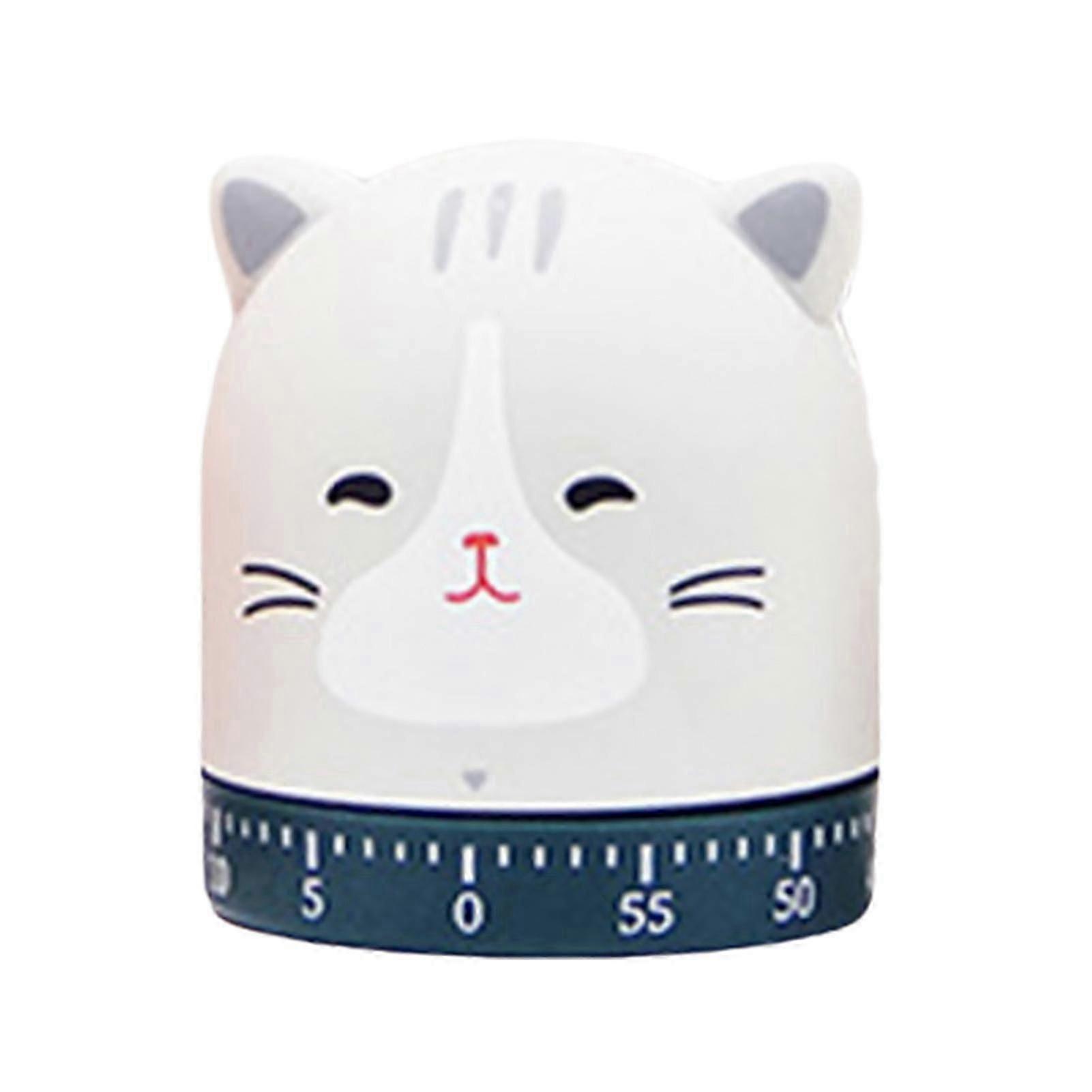 Cartoon Mechanical Timer Adorable Appearance Compact No Battery Required Easy Operation Manual Countdown Timer Jikaixiang