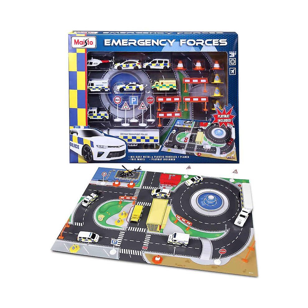Fresh Metal Emergency Force Playset cu Playmat