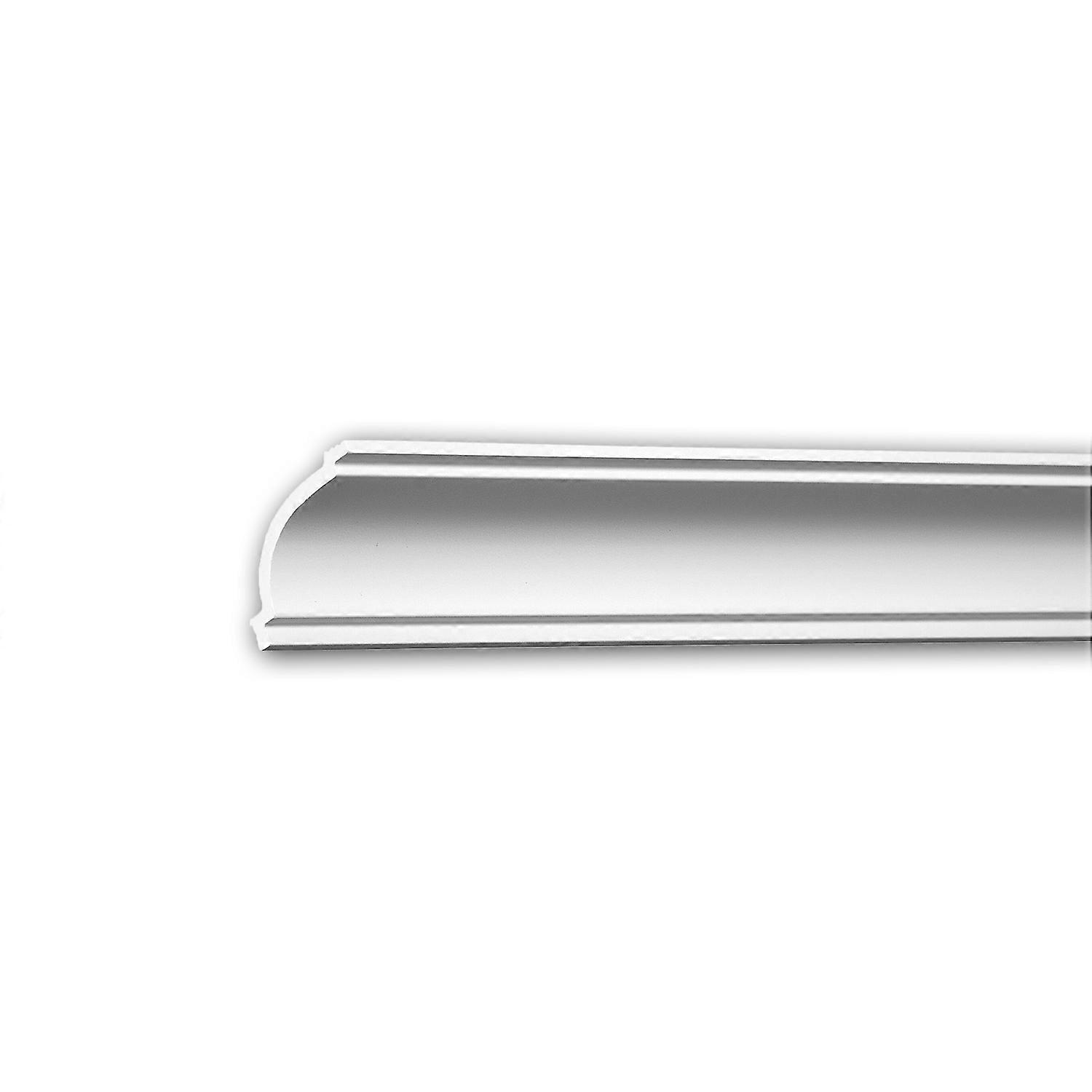 e-Delux GmbH 1 x Kroonlijst 650160 Profhome wit Geëxtrudeerd polystyreen (XPS) reeds geprimed licht, zeer vormvast, schokbestendig